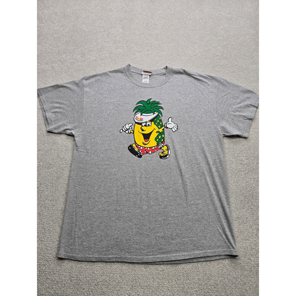 Vintage Dole Hawaii Hug A Pineapple Funny Cartoon Men's T Shirt Size XL